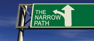 narrow path sign